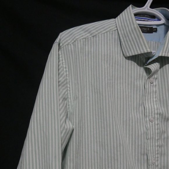 LINCS DC & CO | large | Striped Button Down Dress Shirt | GUC - Picture 4 of 16